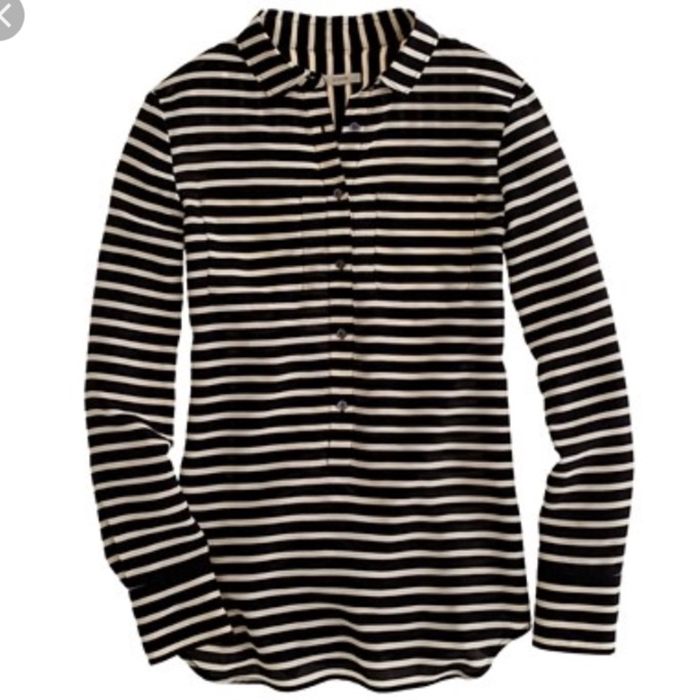 J.Crew Silk Polly Popover - 00